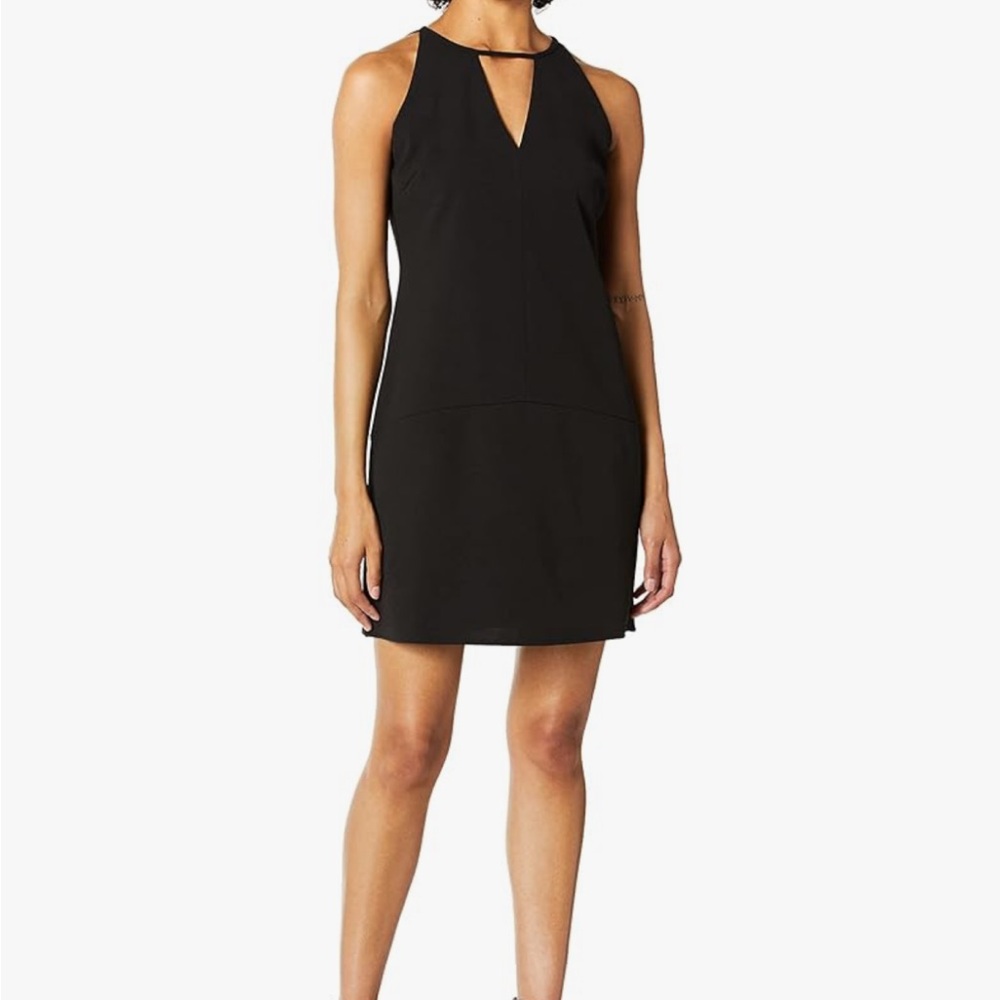Sam Edelman black v neck dress size 2